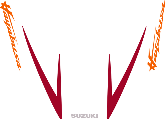 Hayabusa 25th Anniversary Seat Unit Decals