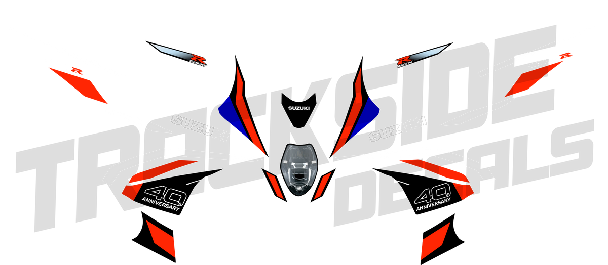 GSXR1000 40th Anniversary Full Decal Kit