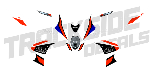 GSXR1000 40th Anniversary Full Decal Kit