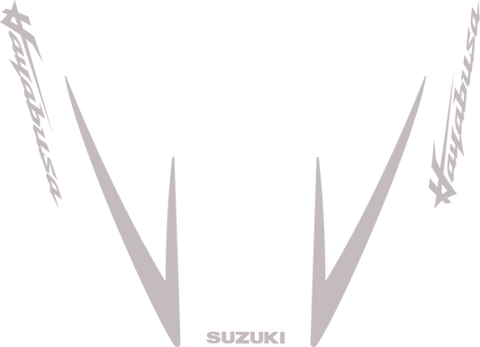 Hayabusa 25th Anniversary Seat Unit Decals