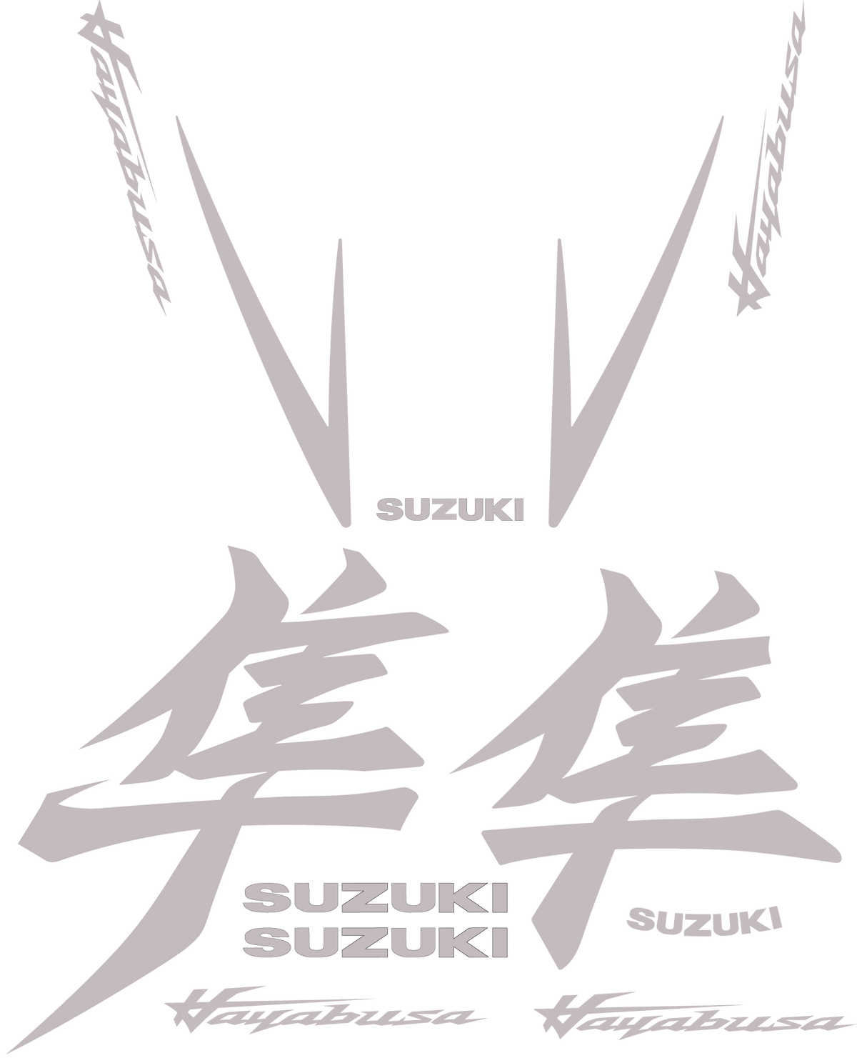 Hayabusa 2023 Full Decal Kit